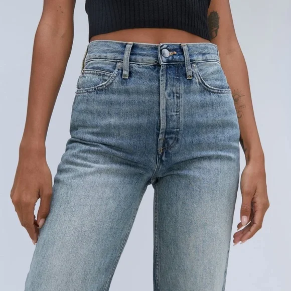 NWT Everlane Organic Rigid Way-High Jeans - Picture 2 of 8